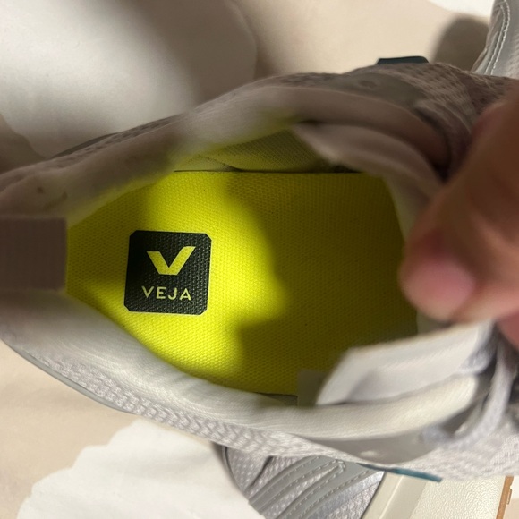 Veja Condor - Gray and Teal Sneakers - Picture 4 of 7